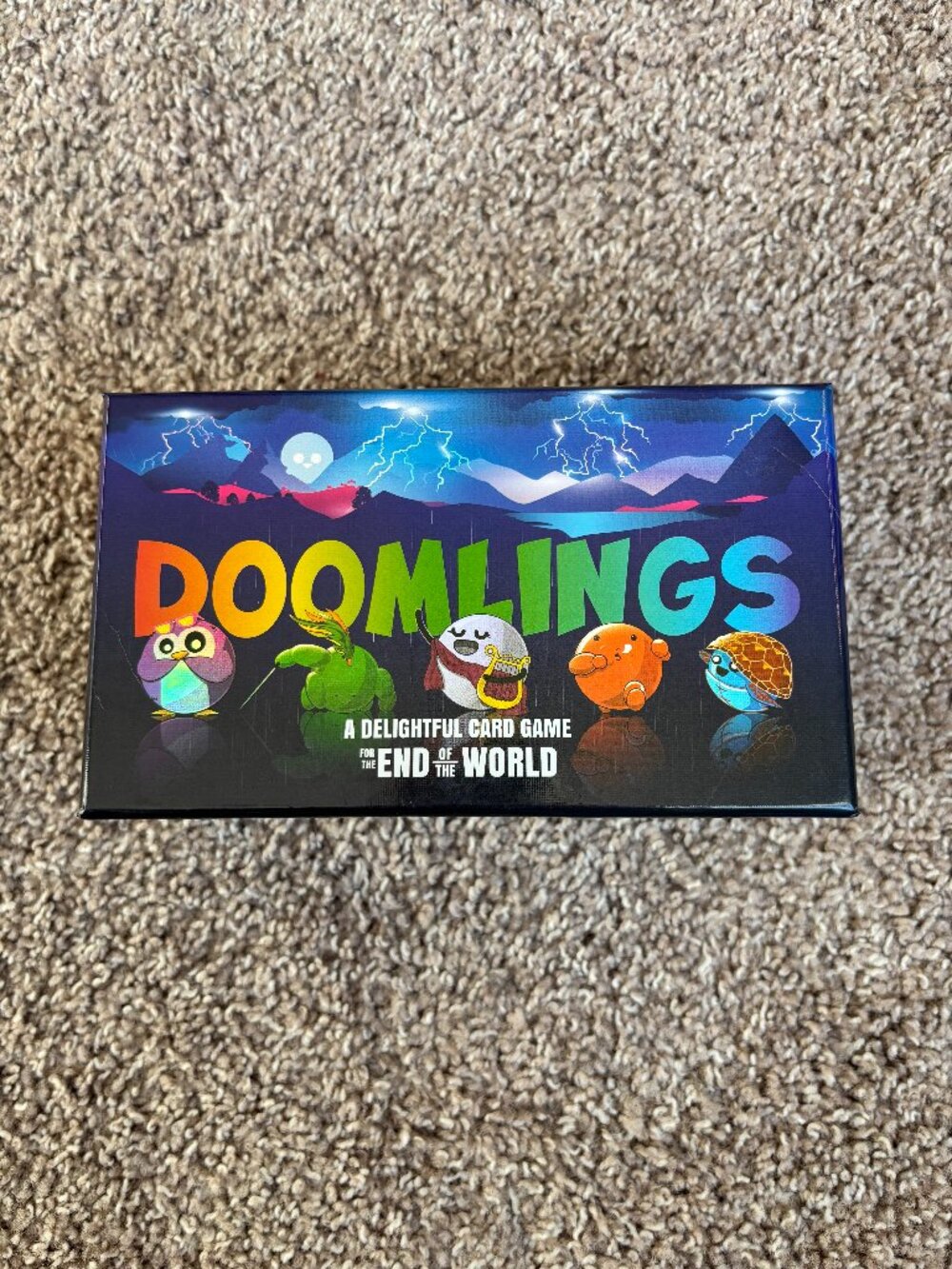 Doomlings Card Game Complete Set Holographic Viral Card 2-6 Players Ages 8+